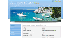 Desktop Screenshot of apartmani-lozo.com