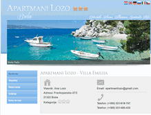 Tablet Screenshot of apartmani-lozo.com